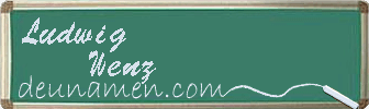 Ludwig Wenz Visitenkarte